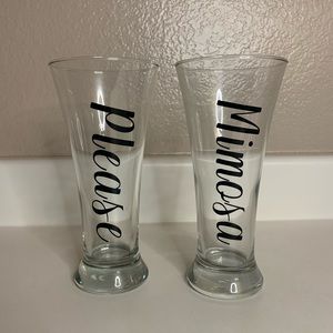 BRAND NEW DRINKING GLASSES